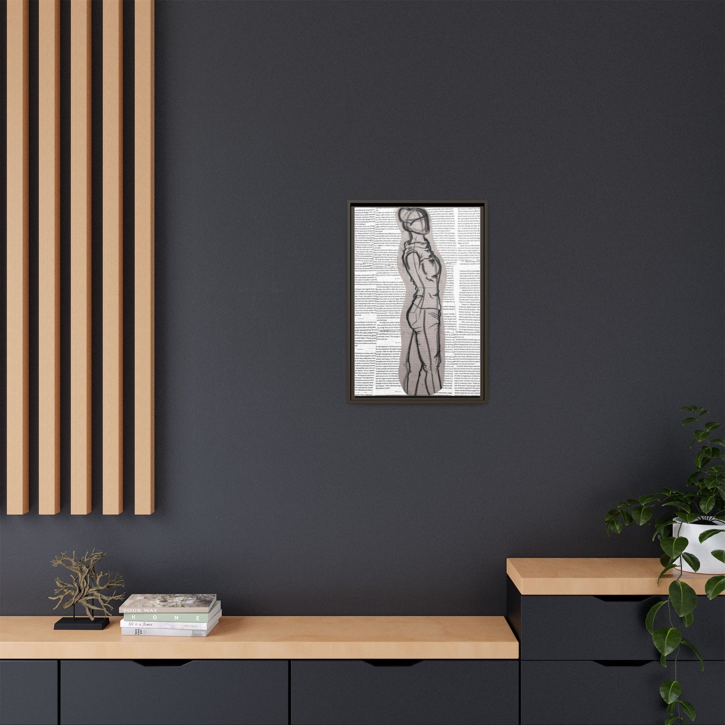 Shaya Skye Art | 1 | Matte Canvas, Framed (Multi-color)