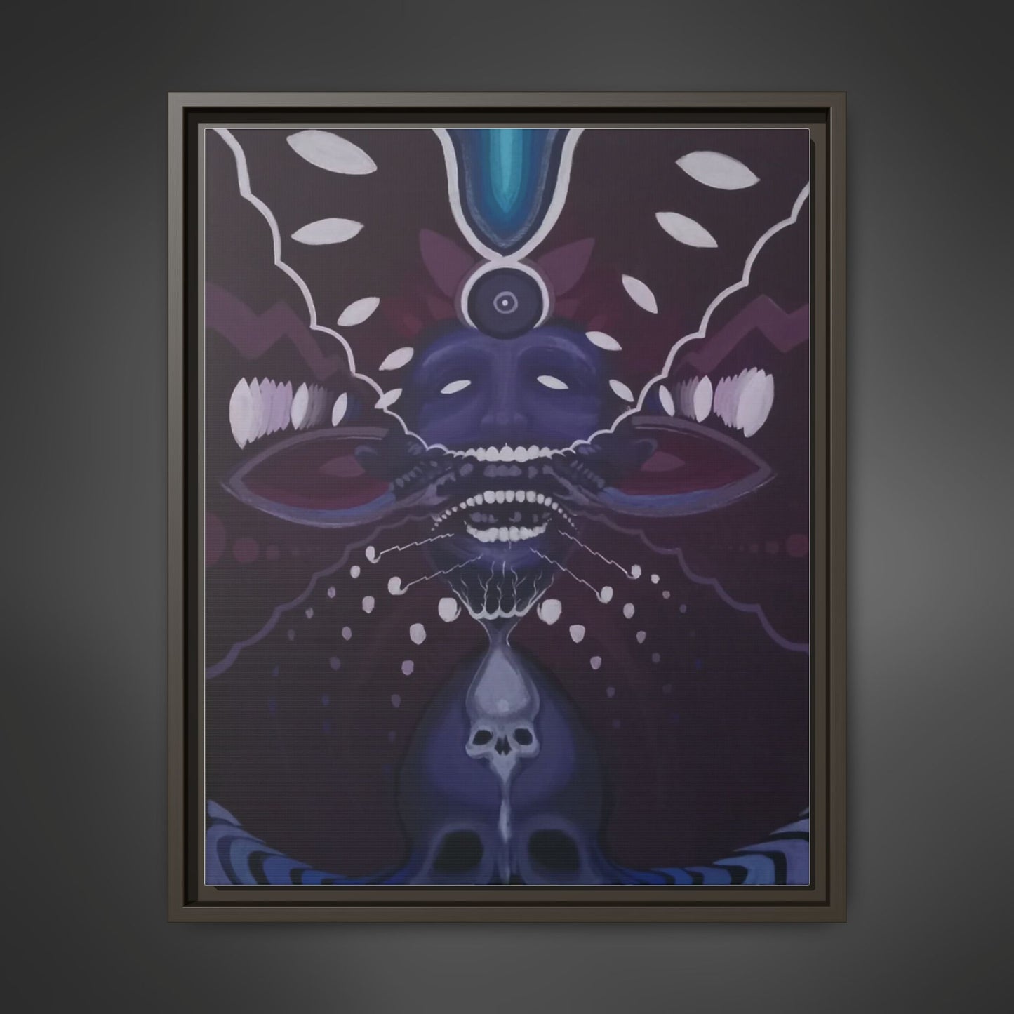 OCER1 Matte Canvas, Framed (Multi-color)