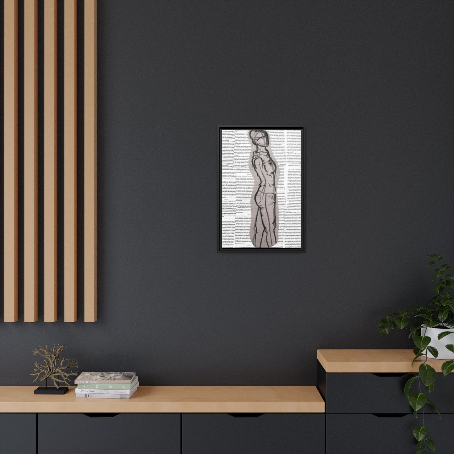 Shaya Skye Art | 1 | Matte Canvas, Framed (Multi-color)