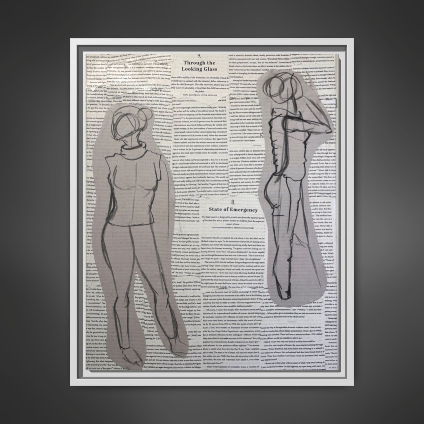 SSA | 4 | Matte Canvas, Framed (Multi-color)