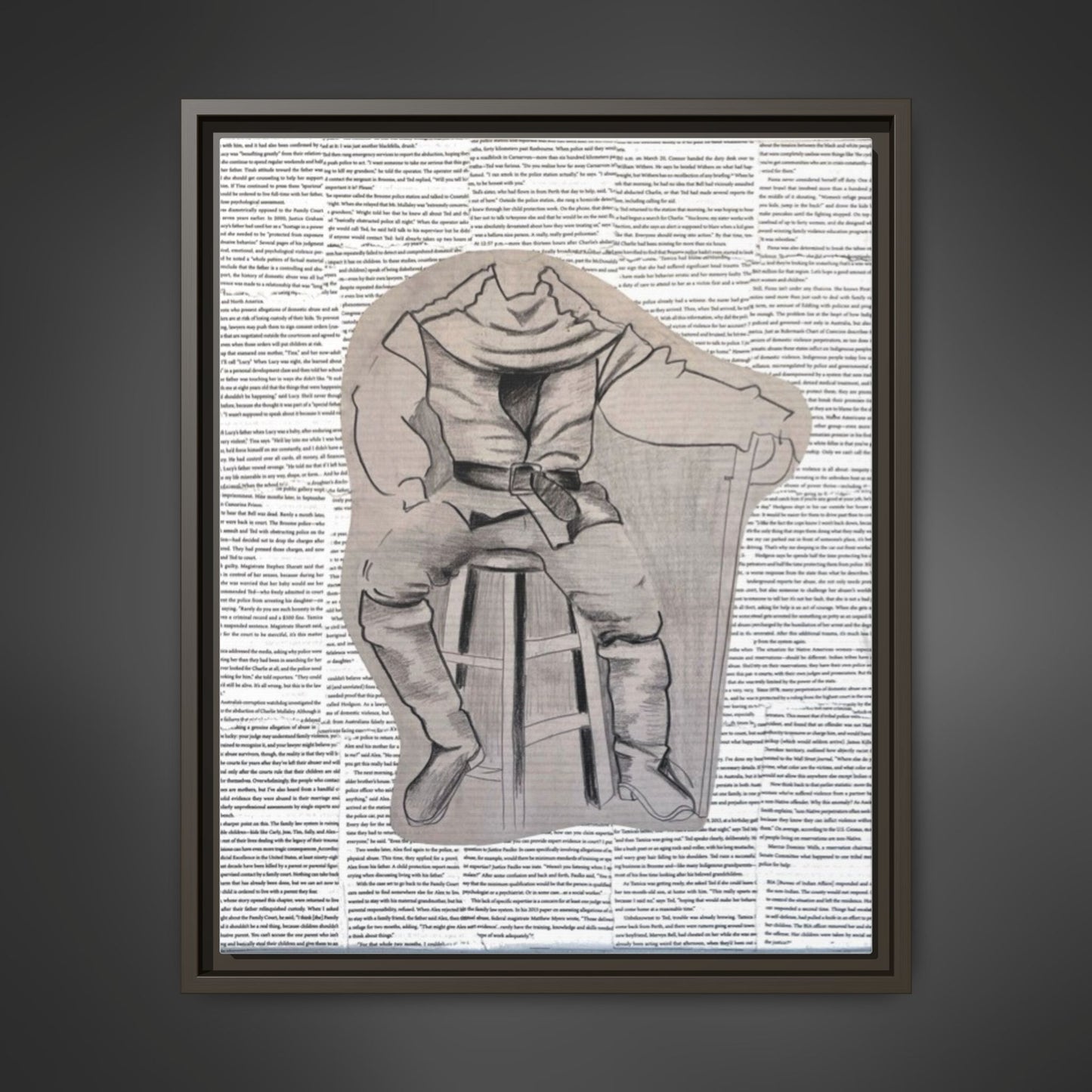 SSA | 5 | Matte Canvas, Framed (Multi-color)