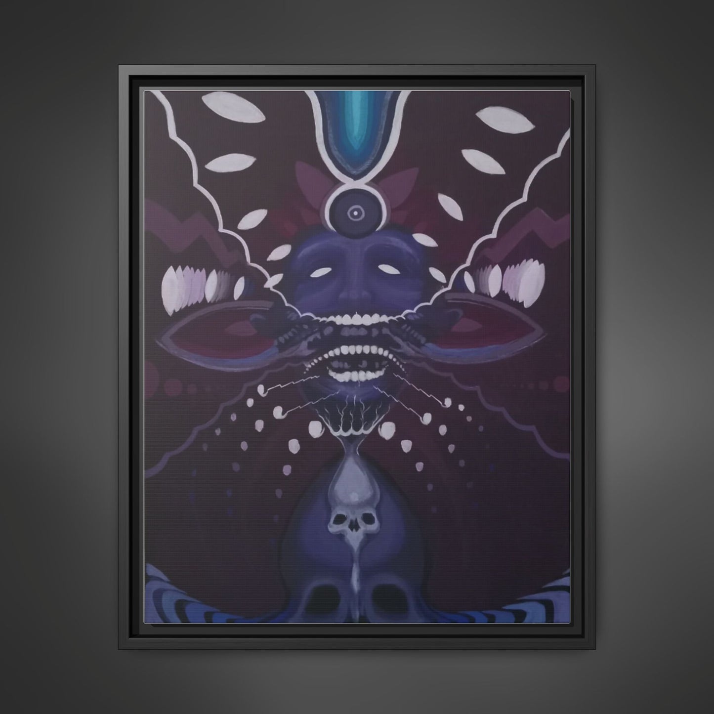 OCER1 Matte Canvas, Framed (Multi-color)
