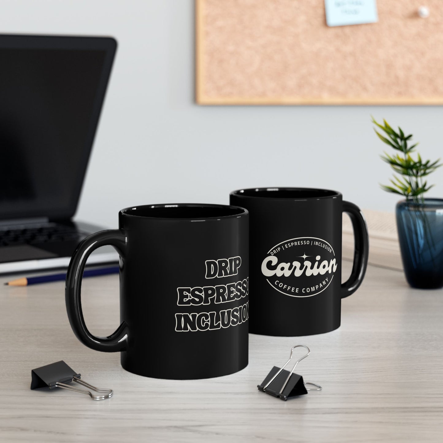 Carrion Coffee Company Black Mug (11oz, 15oz)