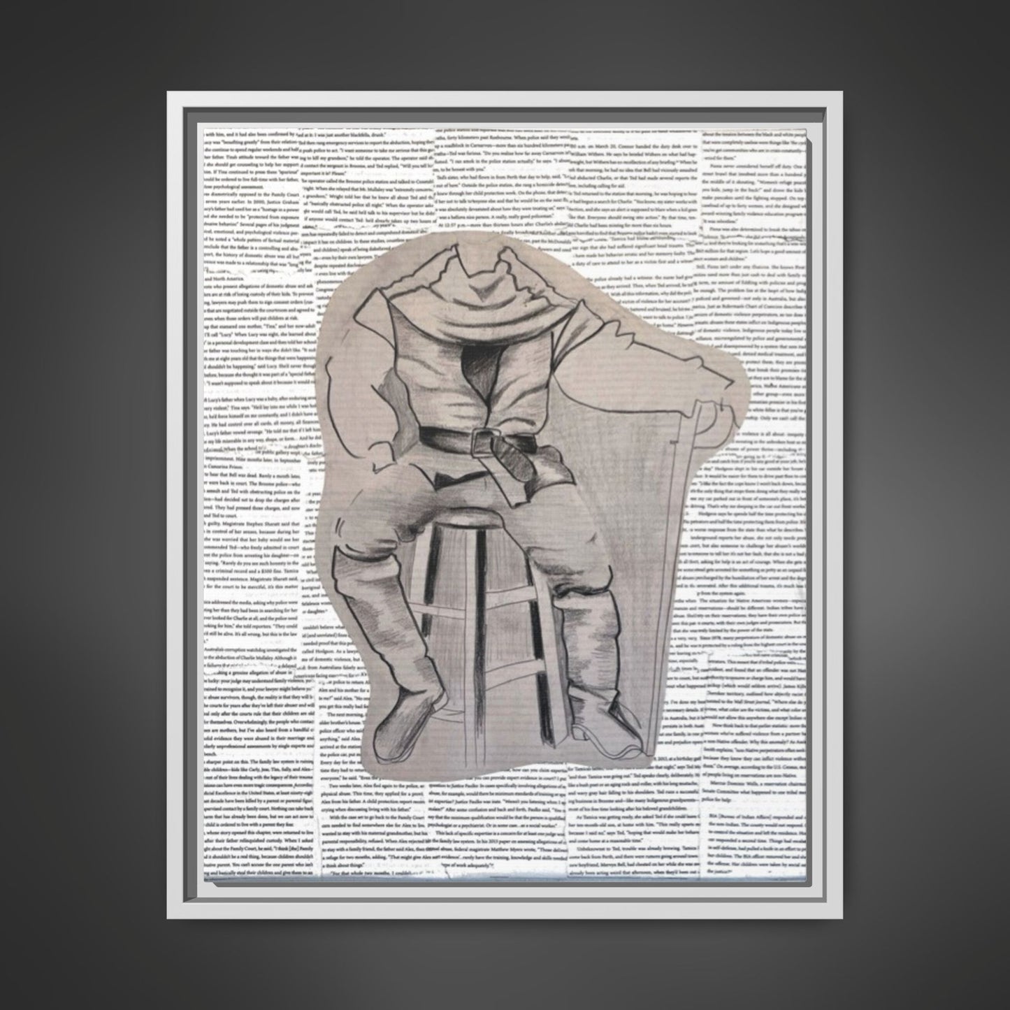 SSA | 5 | Matte Canvas, Framed (Multi-color)