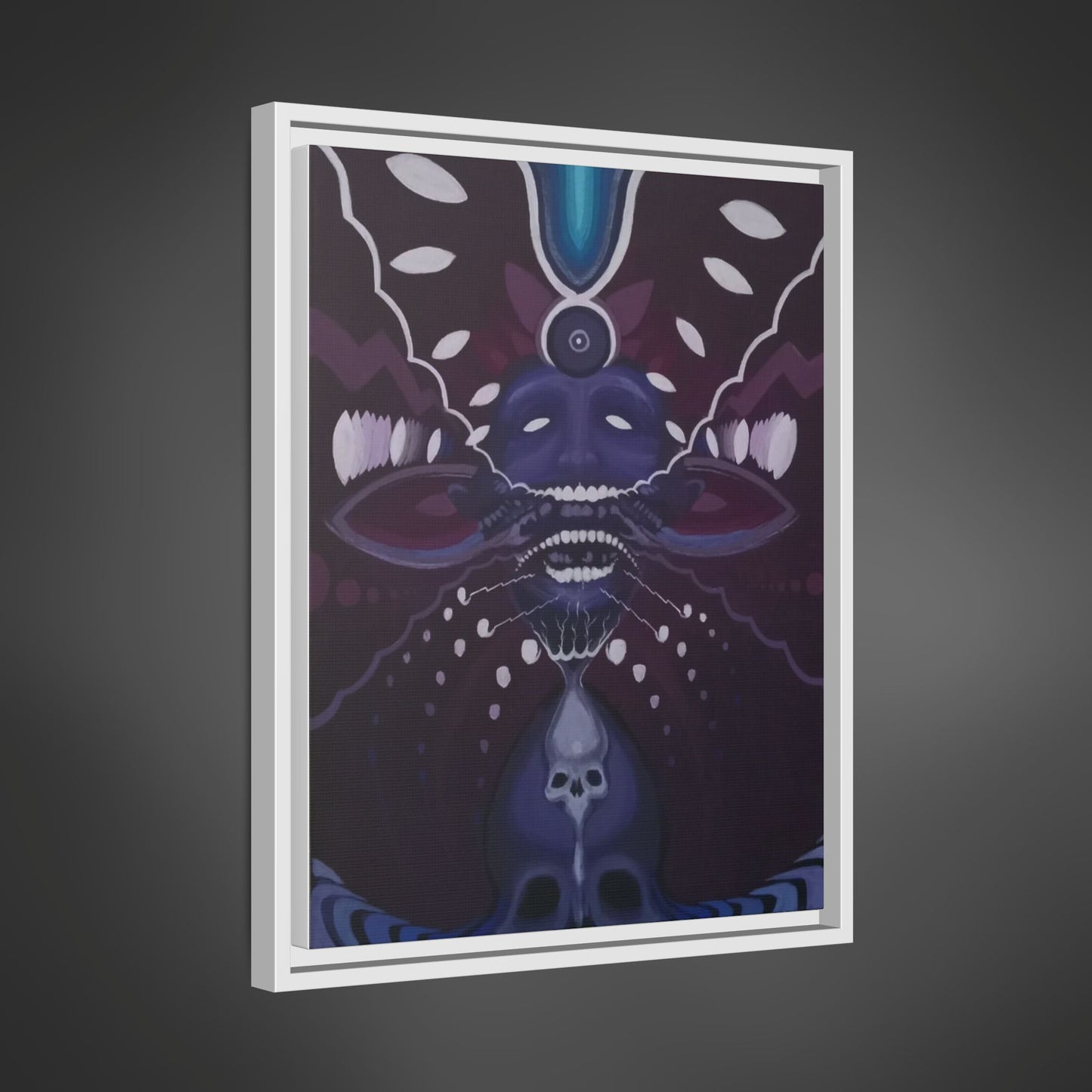 OCER1 Matte Canvas, Framed (Multi-color)