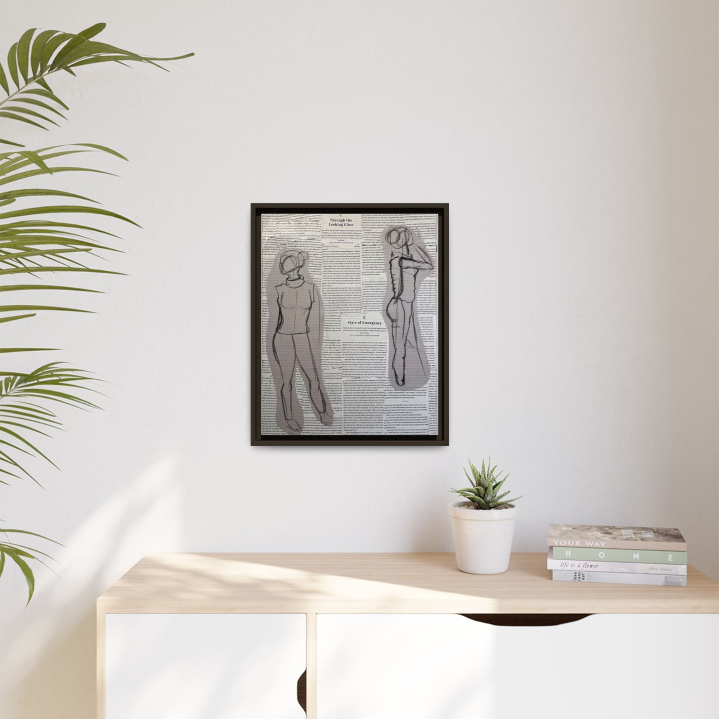 SSA | 4 | Matte Canvas, Framed (Multi-color)