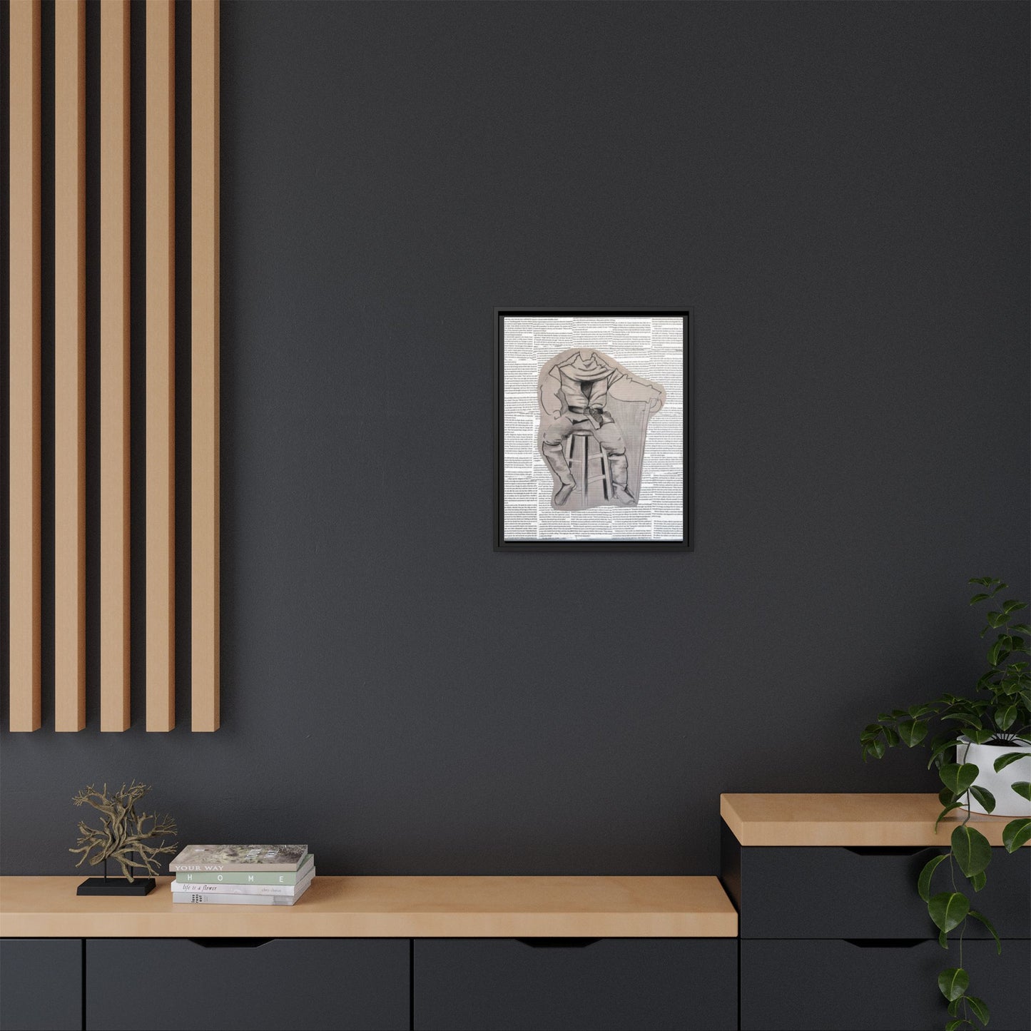 SSA | 5 | Matte Canvas, Framed (Multi-color)