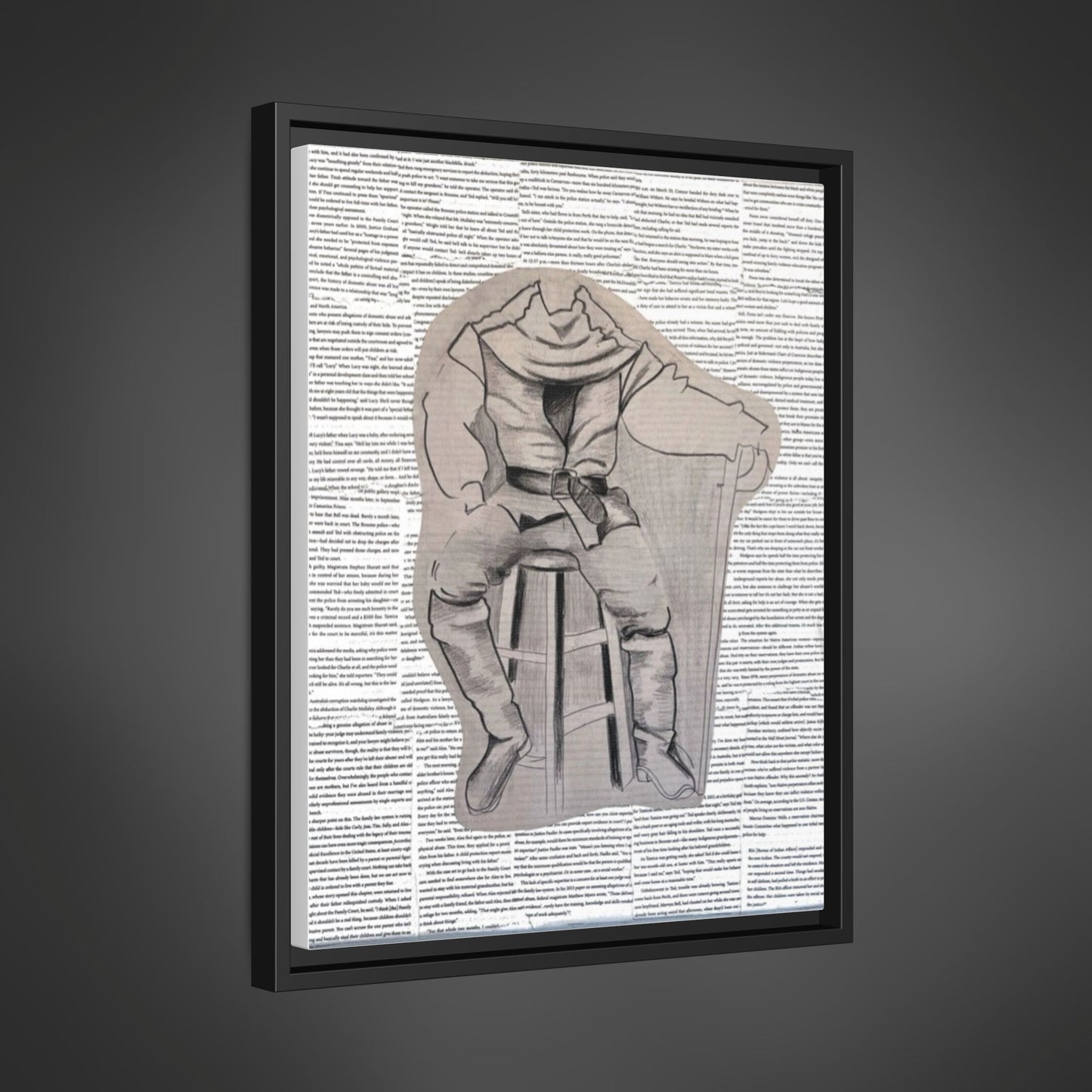 SSA | 5 | Matte Canvas, Framed (Multi-color)