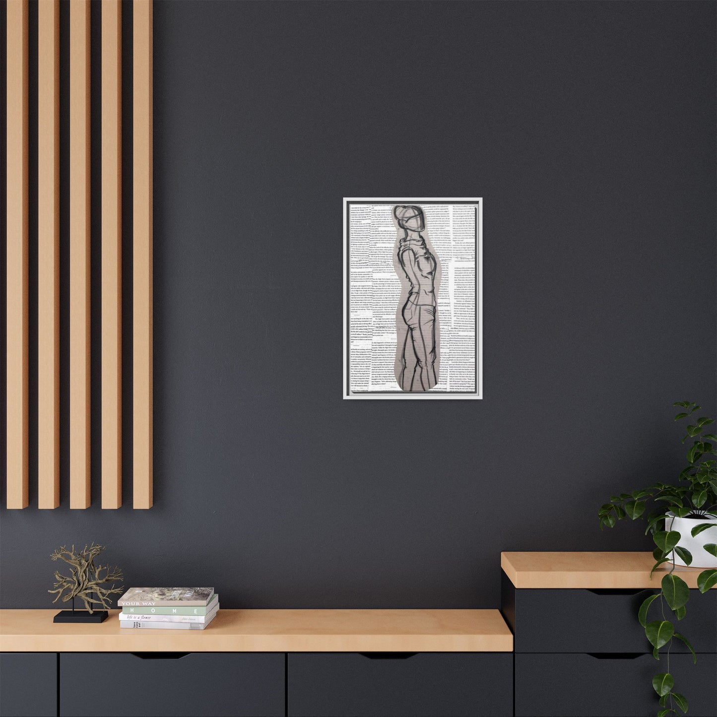 Shaya Skye Art | 1 | Matte Canvas, Framed (Multi-color)