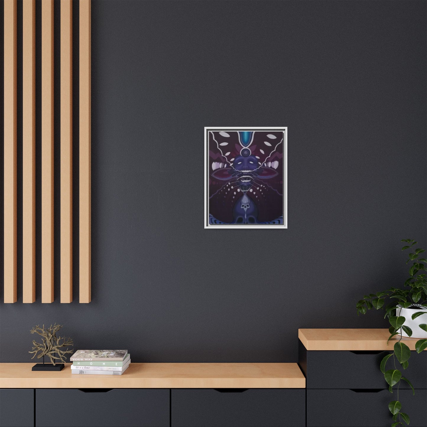 OCER1 Matte Canvas, Framed (Multi-color)