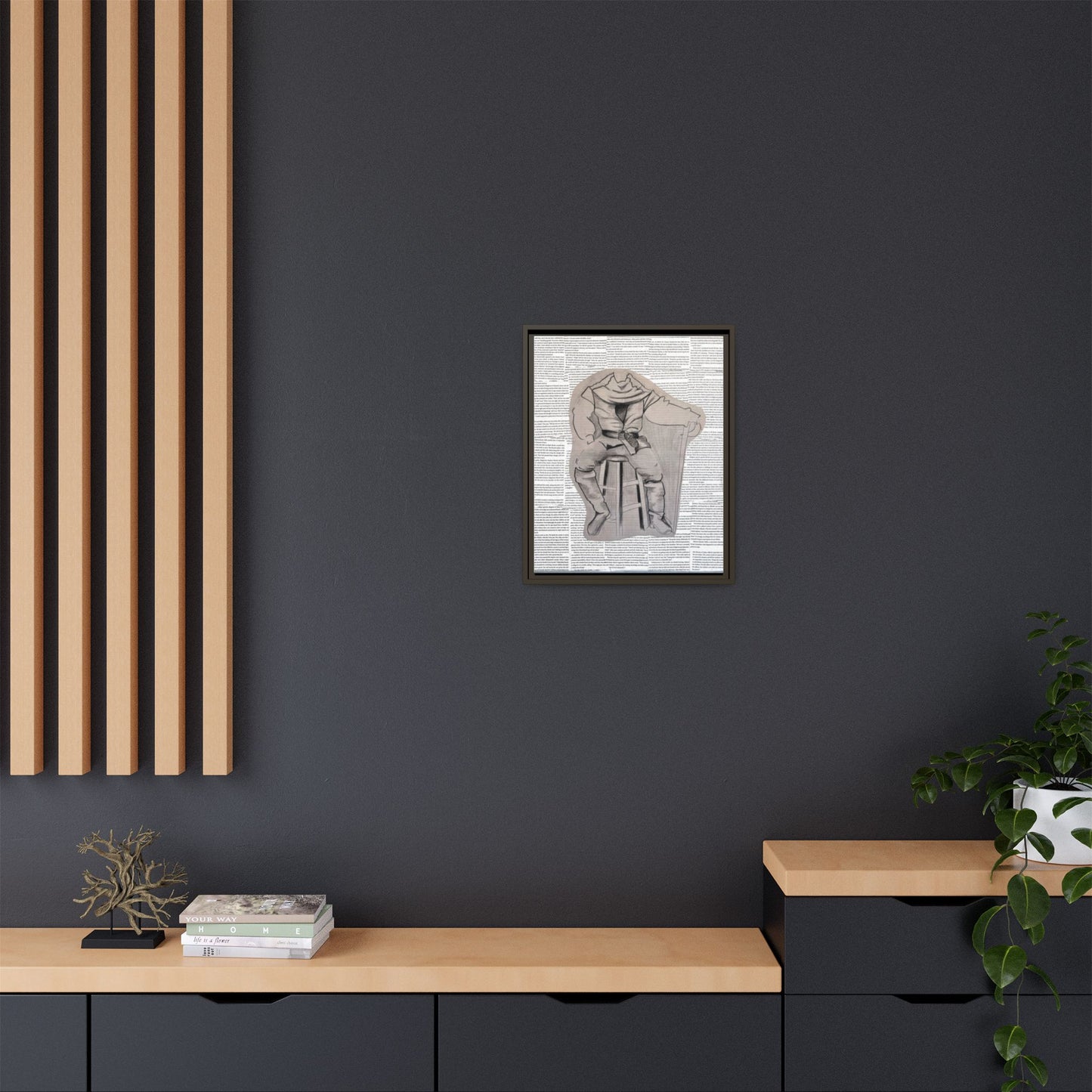 SSA | 5 | Matte Canvas, Framed (Multi-color)
