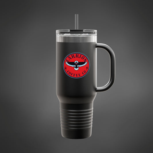 Carrion Coffee Co Vulture Insulated Travel Mug, 40oz