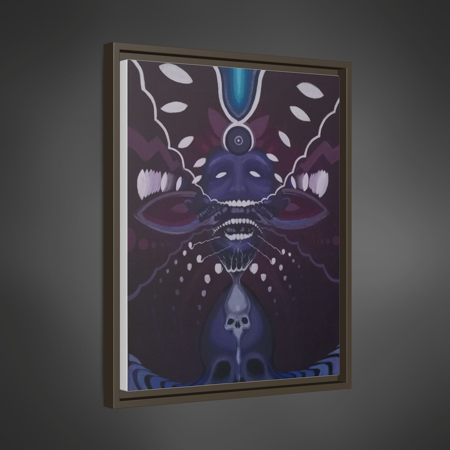 OCER1 Matte Canvas, Framed (Multi-color)