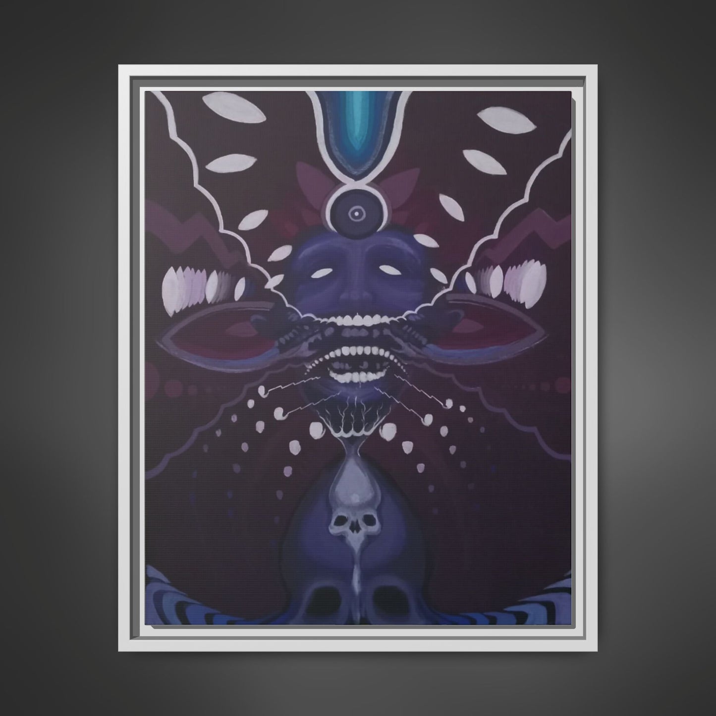 OCER1 Matte Canvas, Framed (Multi-color)