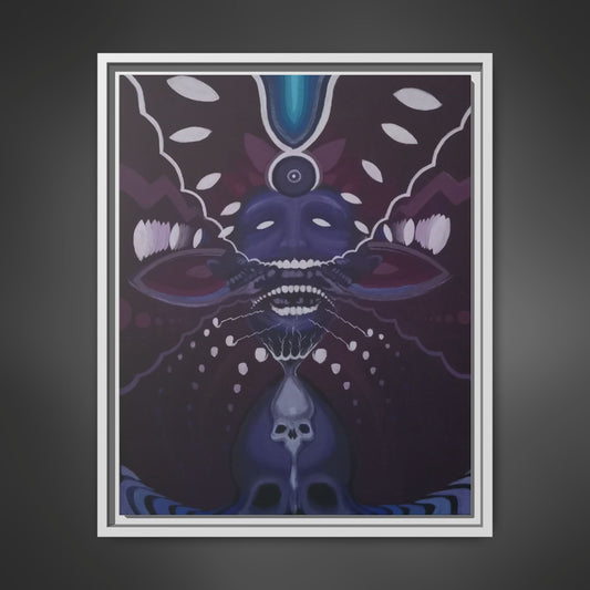 OCER1 Matte Canvas, Framed (Multi-color)
