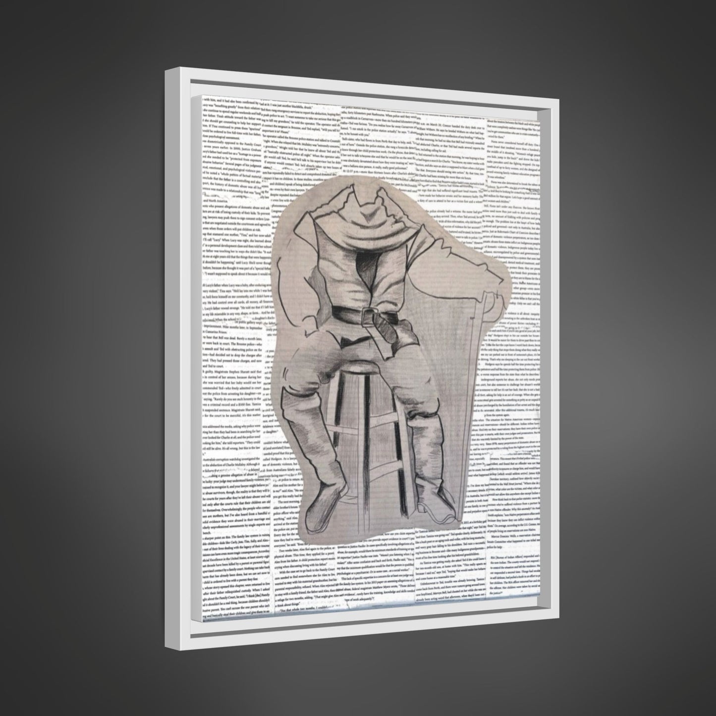 SSA | 5 | Matte Canvas, Framed (Multi-color)