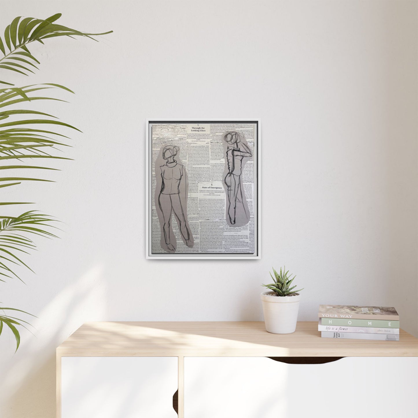 SSA | 4 | Matte Canvas, Framed (Multi-color)