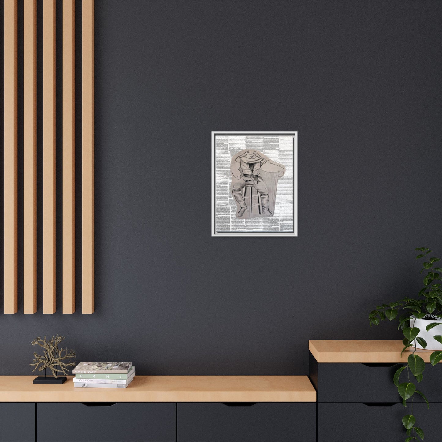 SSA | 5 | Matte Canvas, Framed (Multi-color)